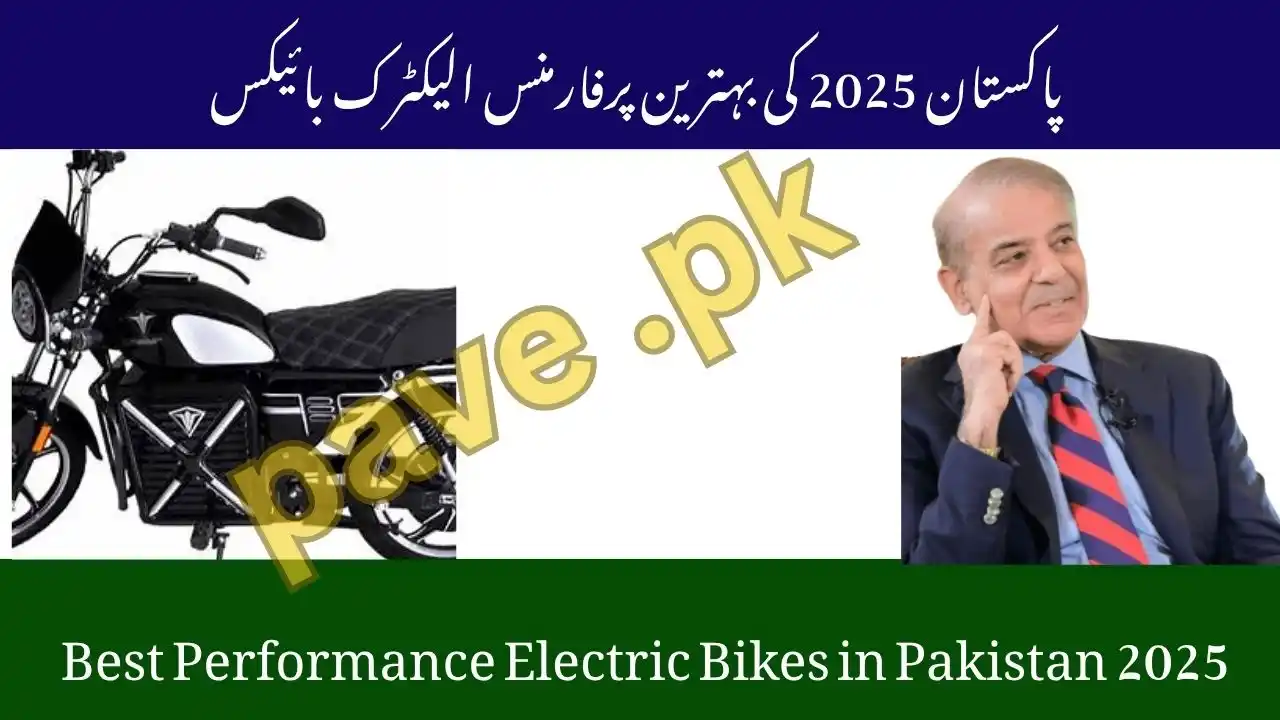 Best Performance Electric Bikes in Pakistan 2025 Power & Speed with PAVE Support 1 Best Performance Electric Bikes in Pakistan 2025