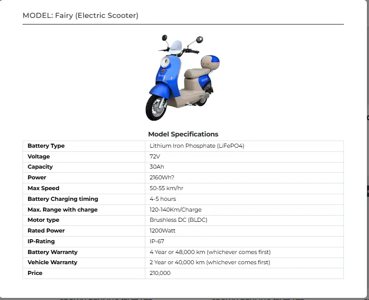 Crown Benling Fairy Price in Pakistan 2025