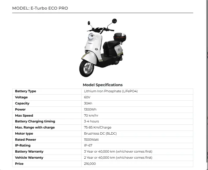 E-Turbo ECO PRO Price in Pakistan 2025 – Latest Specs & Features 3 E-Turbo ECO PRO Price in Pakistan 2025