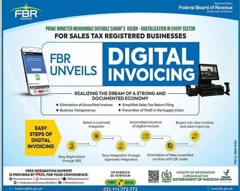 FBR Online Invoicing System 2025 Registration, Integration & Benefits for Businesses 2 FBR Online Invoicing System 2025