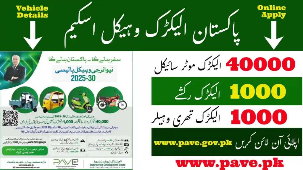 Govt Official Portal pave.gov.pk Online Registration | Pakistan Accelerated Vehicle Electrification Program 2025-26 7 Govt Official Portal pave.gov.pk Online Registration