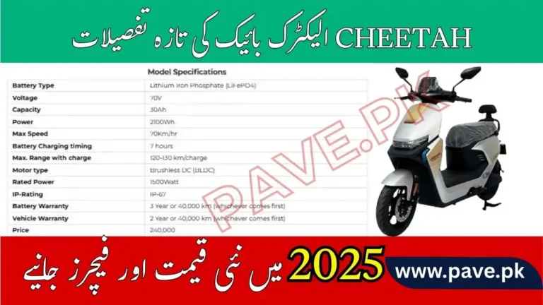 HUAGUAN CHEETAH Electric Bike Price in Pakistan November 2025 Detailed Specs, Performance & Brochure 7 HUAGUAN CHEETAH Electric Bike Price in Pakistan