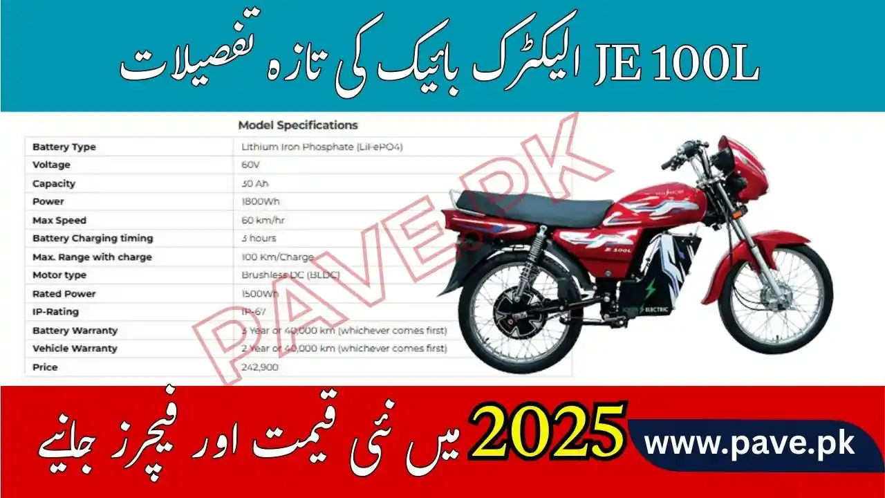 JOLTA JE 100L Electric Bike Price in Pakistan 2025 Specs, Features & Warranty 1 JOLTA JE 100L Electric Bike Price in Pakistan