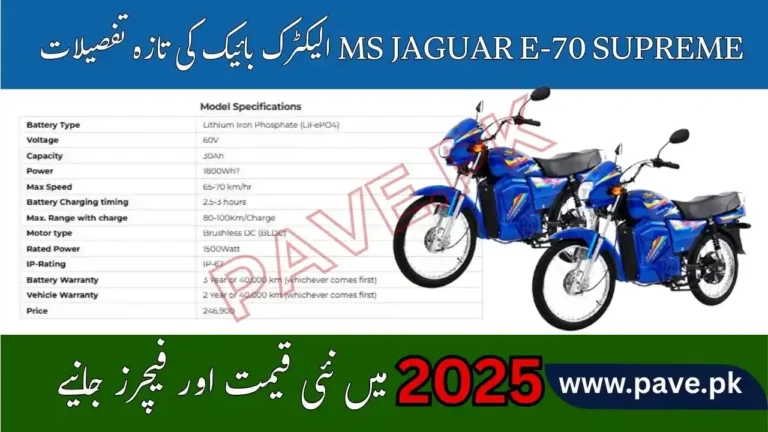 MS JAGUAR E-70 SUPREME Price in Pakistan