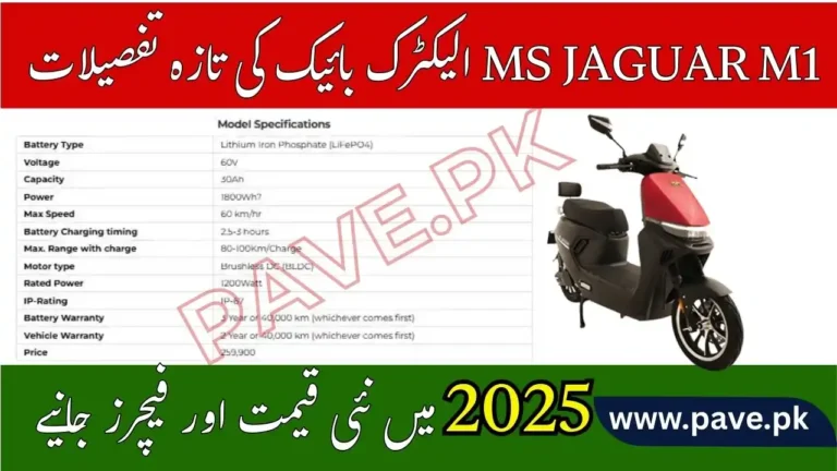 MS JAGUAR M1 Electric Bike Price in Pakistan November 2025 Detailed Specs, Features & Brochure 4 MS JAGUAR M1 Electric Bike Price in Pakistan