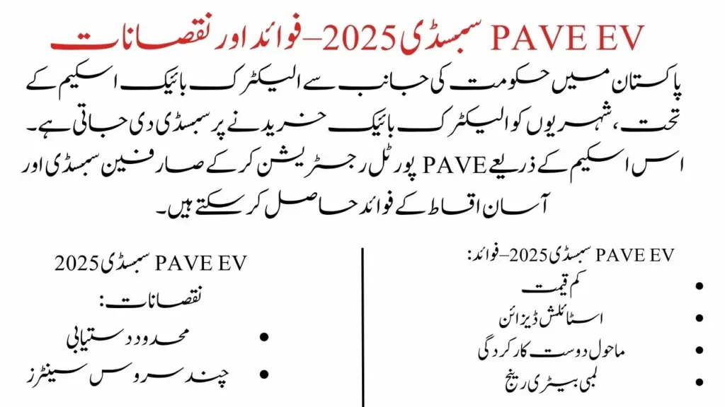 PAVE EV Subsidy 2025 Pros and Cons