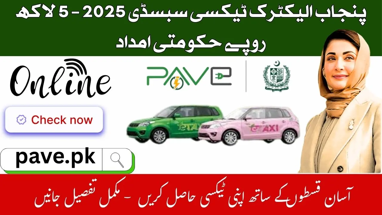 Punjab Electric Taxi Subsidy 2025 – Complete Benefits & Details 1 Punjab Electric Taxi Subsidy 2025