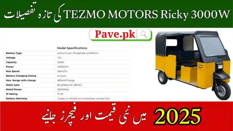 TEZMO MOTORS Ricky 3000W Price in Pakistan Full Review & Specifications 2025 5 TEZMO MOTORS Ricky 3000W Price in Pakistan