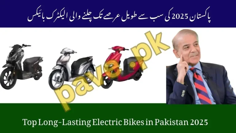 Top Long-Lasting Electric Bikes in Pakistan 2025 Best Models for Endurance – PAVE Eligible 7 Top Long-Lasting Electric Bikes in Pakistan 2025