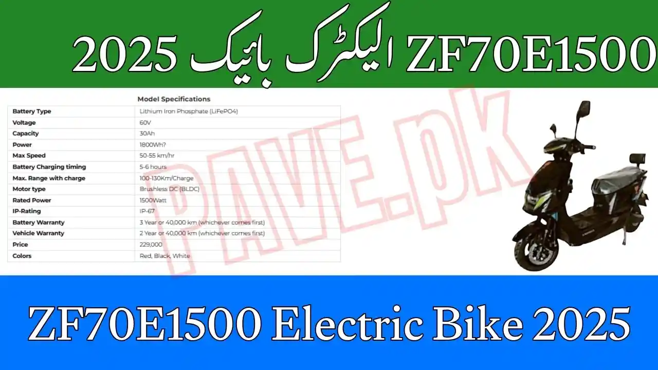 ZF70E1500 Electric Bike 2025 Full Specs, Price, Top Range & How to Apply Online 1 ZF70E1500 Electric Bike 2025