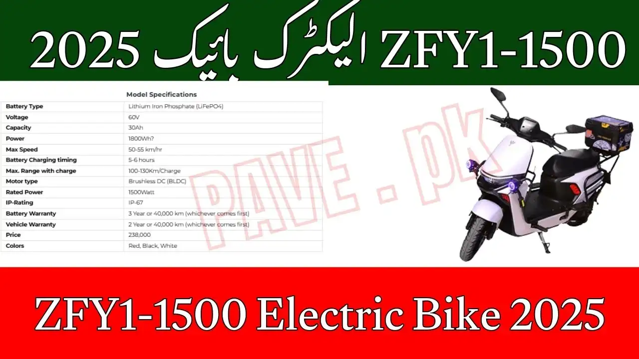 ZFY1-1500 Electric Bike 2025 Specs, Price, Range & How to Apply Online 1 ZFY1-1500 Electric Bike 2025