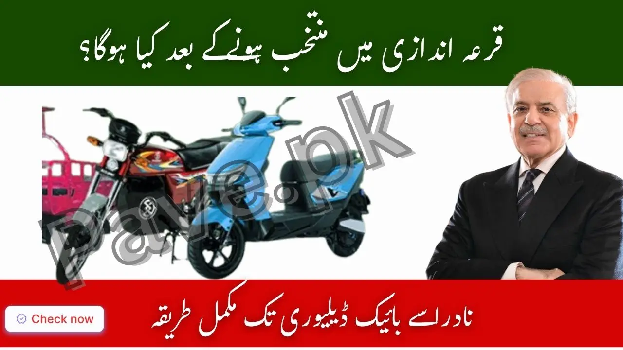 PAVE Balloting Selection Verification to Bike Delivery – Step-by-Step Process 1 PAVE Balloting Selection Verification to Bike Delivery