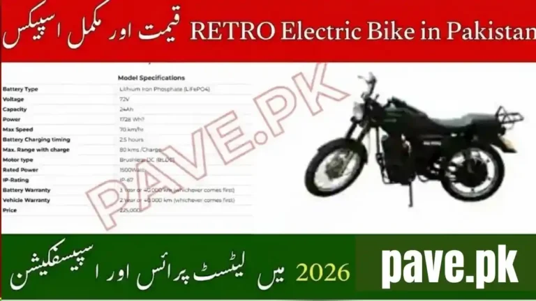 RETRO Electric Bike in Pakistan 2026