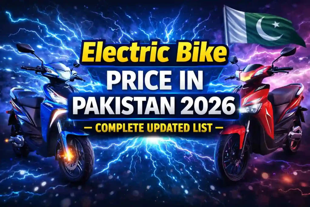 Electric Bike Price in Pakistan 2026