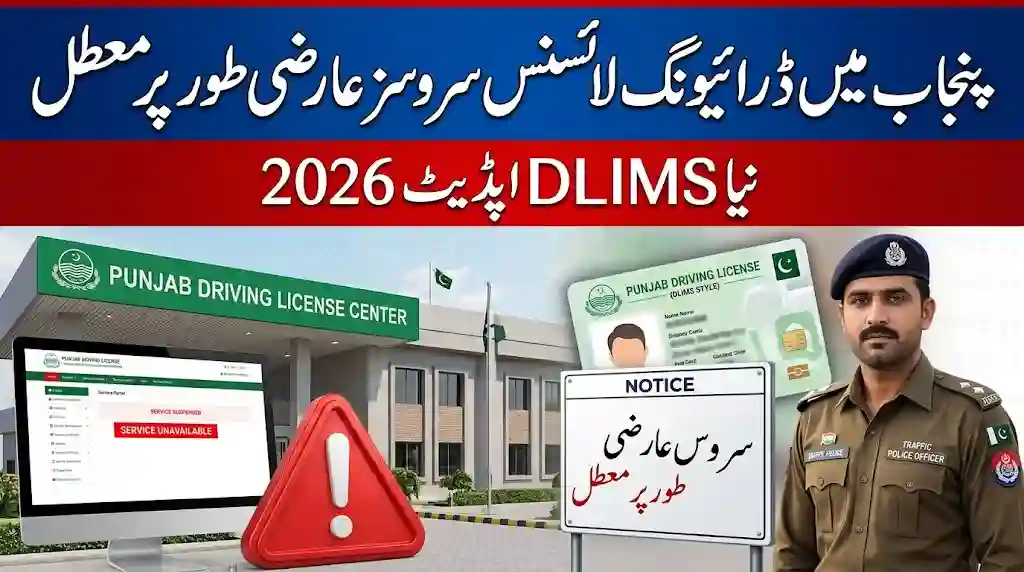Punjab Driving License Services Temporarily Suspended – Check New DLIMS Update 2026